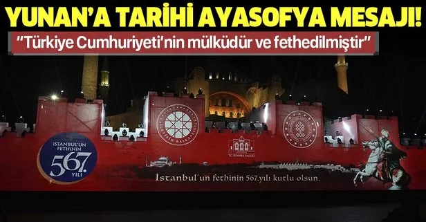 Son dakika: Dışişleri Bakanı Çavuşoğlu: Ayasofya, Türkiye Cumhuriyeti’nin mülküdür ve fethedilmiştir