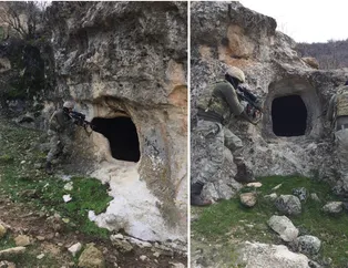 Diyarbakır'da PKK'lı teröristlerin barındığı yerler imha edildi