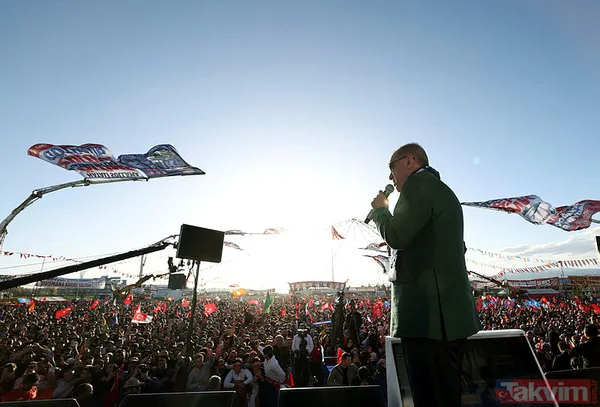 Başkan Recep Tayyip Erdoğan Van ve Erzurum'daki coşkulu kalabalığa seslendi! "85 milyonun tamamı kazanacak" - 13