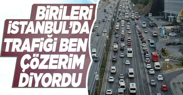 İstanbul’da trafik çilesi bitmek bilmiyor!