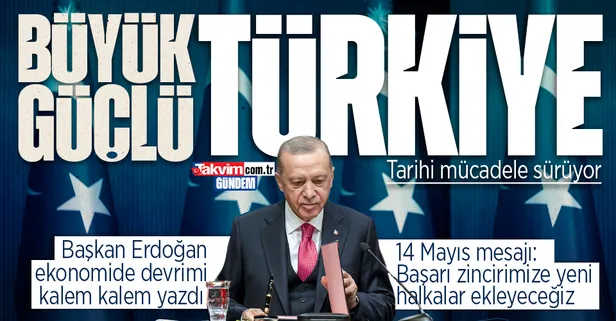 Son dakika: Başkan Recep Tayyip Erdoğan'dan 'büyük ve güçlü Türkiye' paylaşımı