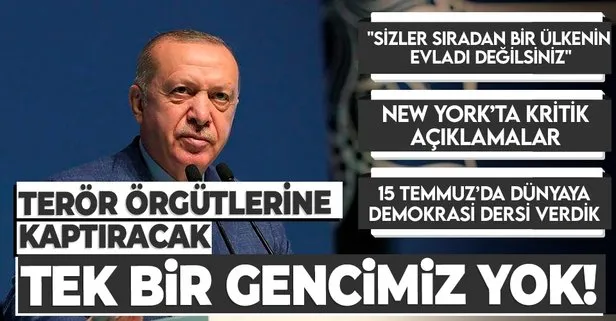 Son dakika: Başkan Erdoğan’dan New York’ta önemli açıklamalar