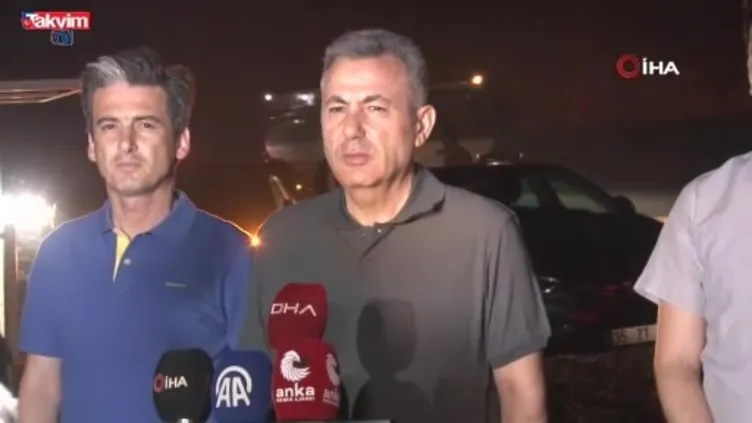 Vali Elban: Yangın elektrik hattından çıktı