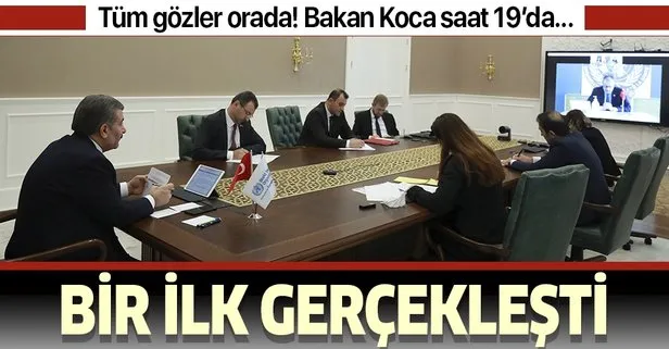 Koronavirüs Bilim Kurulu'nda bir ilk!