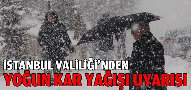 İstanbul Valiliği’nden vatandaşa uyarı