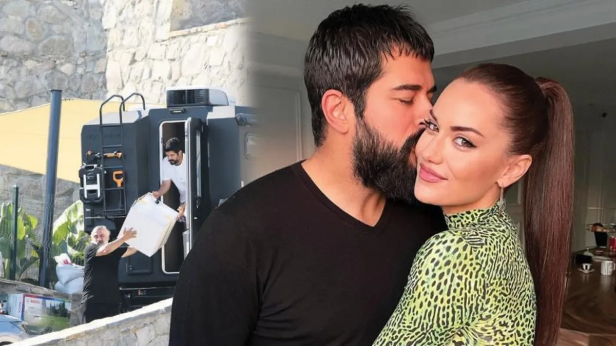 Burak Özçivit pick-up arabasını karavana dönüştürdü! Tatilini kamp yaparak devam ettirecek! Yeni evlerine de eşya taşımayı ihmal etmedi