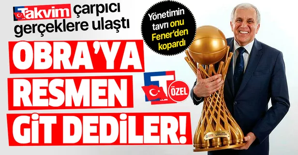 TAKVİM, Fenerbahçe'den ayrılan Obradovic ile ilgili çarpıcı gerçeklere ulaştı: Resmen git dediler