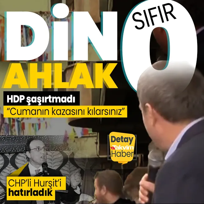 Namaz vakti miting yapan HDPli Tuncer Bakırhandan rezillik: Cumanın kazasını kılarız