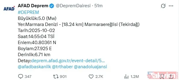 Prof. Dr. Üşümezsoy’dan Tekirdağ depremi sonrası kritik uyarı! “Potansiyel sürüyor, bitti demedim” - 3