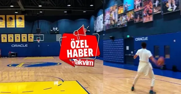 NBA yıldızı görenleri hayrete düşürdü: Yok artık Curry! Gerçek mi bilgisayar hilesi mi?