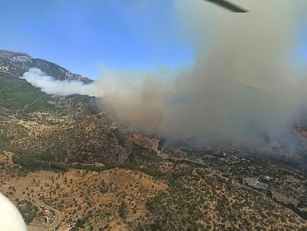 Muğla ve İzmir'de peş peşe orman yangınları! Datça'daki yangın kontrol altında-21