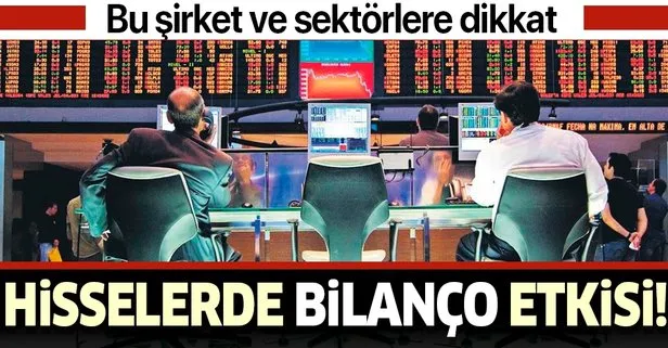 hisselerde bilanco etkisi bu sirket ve