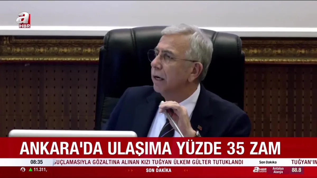 Ankara'da ulaşıma yüzde 35 zam