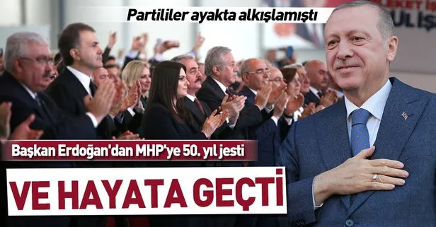 Başkan Erdoğan’dan MHP’ye Alparslan Türkeş jesti