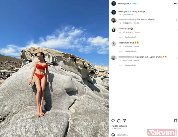 Serenay Sarıkaya gerçekten kestirmiş! Mini taytıyla spor yaptığı anları paylaşan Serenay Sarıkaya'yı görenler inanamadı - 16