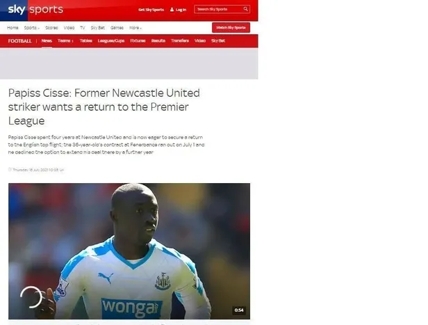 Fenerbahçe'den ayrılan Papiss Cisse Premier Lig'e dönüyor!-5