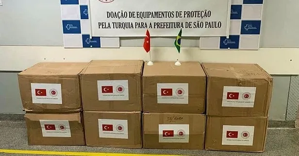 Son dakika: Türkiye'den Brezilya'nın Kovid-19 salgınıyla mücadelesine maske desteği