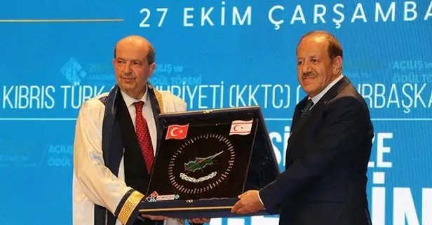 KKTC Cumhurbaşkanı Ersin Tatar, Hasan Kalyoncu Üniversitesi Akademik Yılı Açılış töreninde konuştu: Yolumuz Türk’ün yoludur