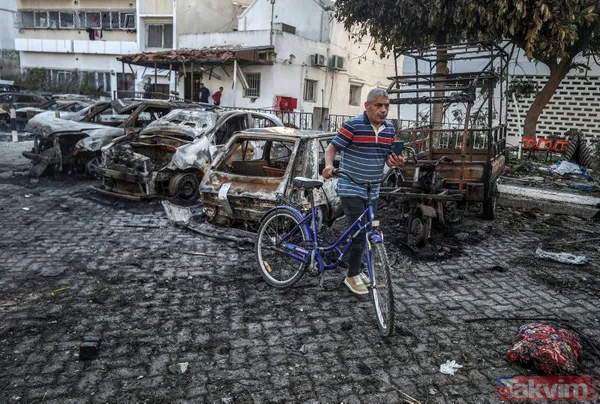 Hastane vurup 500 sivili şehit eden İsrail'in 'düşük çözünürlük' oyunu! Kırptı, çevirdi, yayınladı... Manipülasyonun böylesi - 16