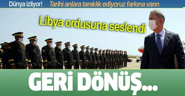 Milli Savunma Bakanı Hulusi Akar ve Genelkurmay Başkanı Yaşar Güler Libya'da: Onlar ve onları destekleyenler de kaybedecek