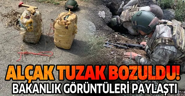 Son dakika: MSB açıkladı: Yüksekova-Çobanpınar yolunda tespit edilen EYP imha edildi