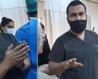 Doktor ve hastanın ’maske’ tartışması kamerada!