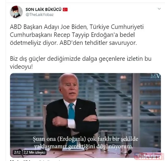 Başkan Erdoğan'ı ve Türkiye'yi küstahça hedef alan ABD'li Joe Biden'a tepki yağdı! - 19