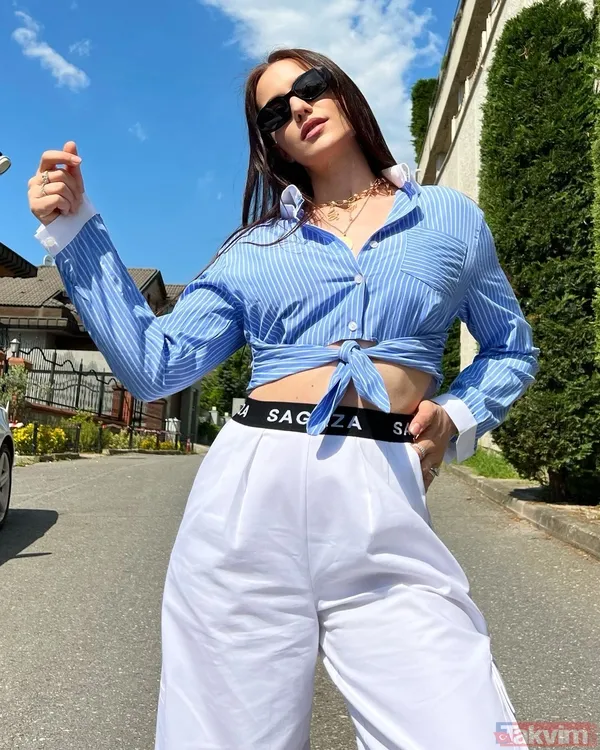 Fahriye Evcen kırmızı bikinisiyle paylaştı! Burak Özçivit’in biricik eşi tüm dikkatleri üzerine topladı! - 2