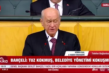 Devlet Bahçeli: İBB'de korkunç bir rüşvet ağı kurulmuş