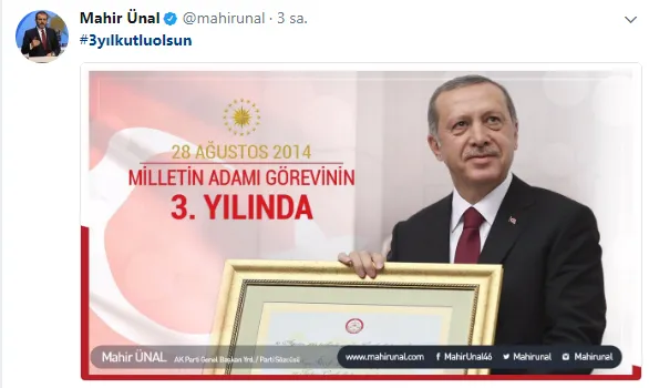 Milletin adamı görevinin 3. yılında-3