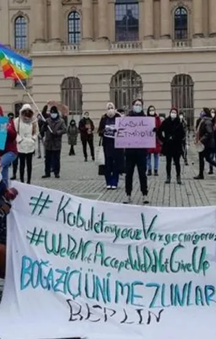 Boğaziçi Üniversitesi'ndeki provokasyona Almanya'daki LGBT üyelerinden destek