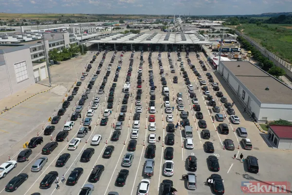 Kapıkule Sınır Kapısı'nda gurbetçi yoğunluğu - 19