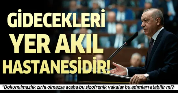 Başkan Erdoğan’dan Engin Özkoç’a tepki: Gidecekleri yer akıl hastanesidir