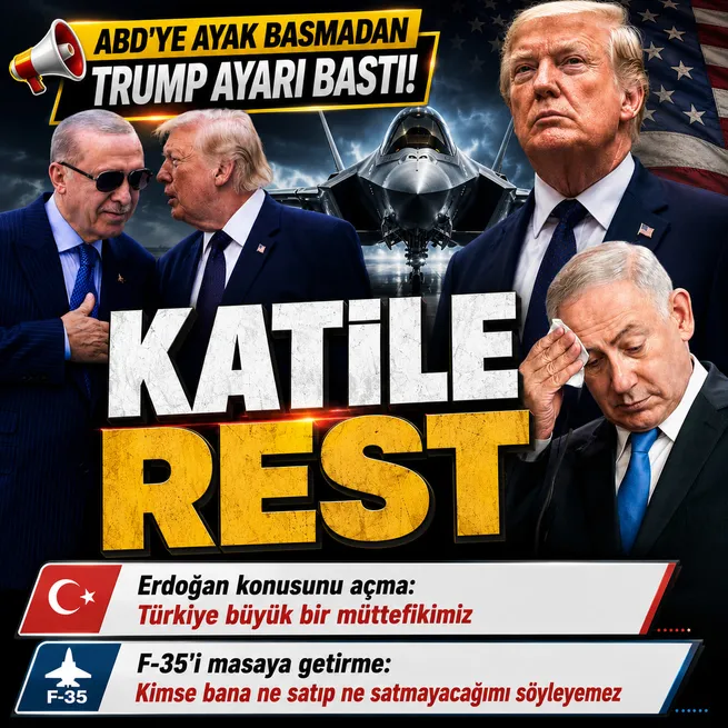 Netanyahunun F-35 itirazına Trumptan rest: Türkiye iyi bir müttefik