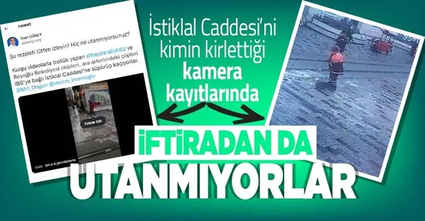 SON DAKİKA: CHP’nin ’Beyoğlu Belediyesi çöpleri İstiklal Caddesi’ne süpürüyor’ iftirası Haydar Ali Yıldız’ın paylaştığı videoyla çürüdü