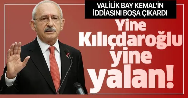 Burdur Valiliğinden Kılıçdaroğlu'na yalanlama!