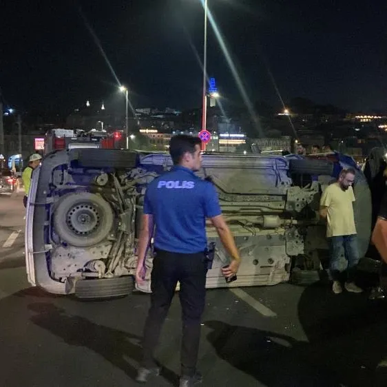 Galata Köprüsü’nde akılalmaz kaza!