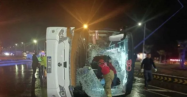 Balıkesir’de feci kaza! Yolcu otobüsü devrildi: 1 kişi öldü, 20 kişi yaralandı