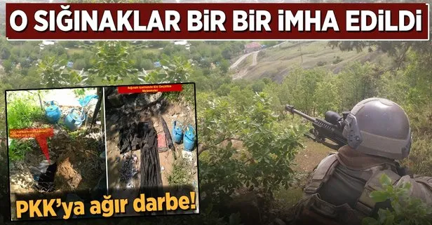 Diyarbakır’da teröristlere ait 8 sığınak imha edildi
