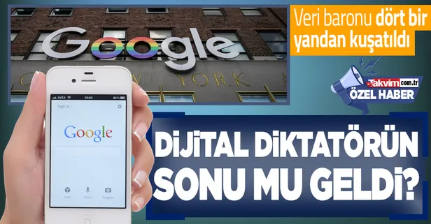 Google dört bir yandan kıskaca alındı! Dijital diktatörün sonu mu geldi?