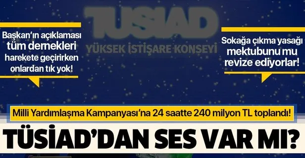 Sabah gazetesi yazarı Dilek Güngör: Milli Dayanışma Kampanyası’na destek yağarken TÜSİAD’dan ses yok!
