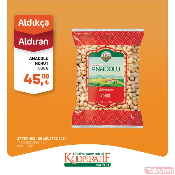 Tarım Kredi Market'te 60 üründe dev indirim! Katalogda yok yok! Taze Kaşar 249 TL, Siyah Zeytin 115 TL, Tuvalet Kağıdı 40'lı 209 TL... - 10