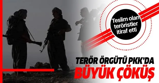 Teslim olan teröristler anlattı: Örgüt içinde infazlar başladı