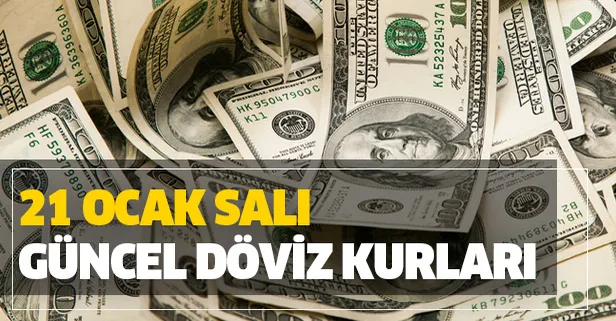 Dolarda son dakika hareketliliği! 21 Ocak euro ve dolar ne kadar, kaç TL oldu? Güncel döviz kurları-1