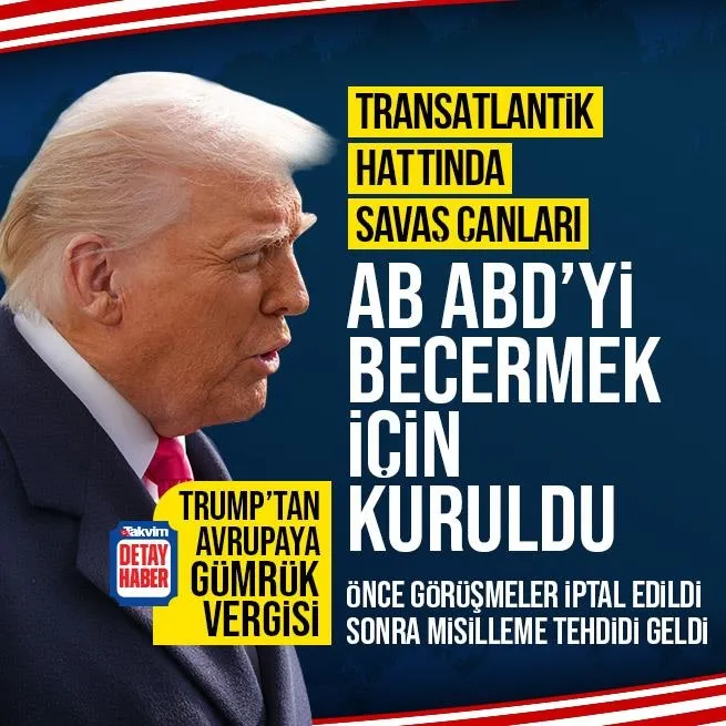 Trump Bizi becermek için kuruldu dedi AB’ye vergi getirdi! Gerilim arttı Rubio-Kallas görüşmesi iptal