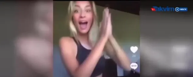 Acun Ilıcalının sevgilisi Ayça Çağla Altunkaya TikTok videosu ile olay oldu! Şeymanın 8 yaş küçüğü