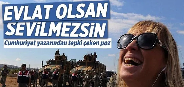Ceyda Karan’dan kahkahalı Kobani pozu