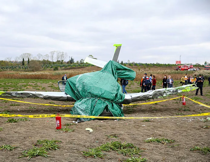Büyükçekmece’de düşen eğitim uçağı ile ilgili yeni gelişme