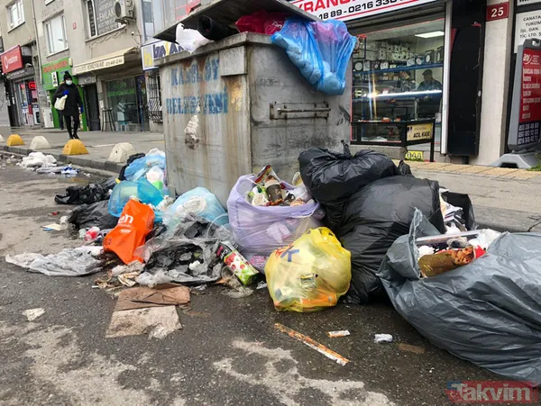 SON DAKİKA: Kadıköy'den sonra iki ilçede daha çöp dağları tehlikesi! Ataşehir ve Kartal'da grev başladı - 13