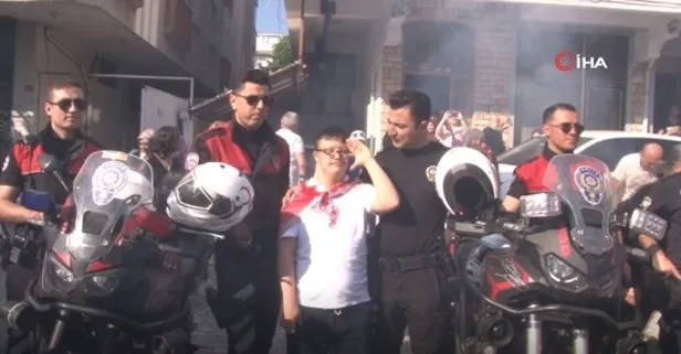 Down Sendromlu gencin hayali gerçek oldu!